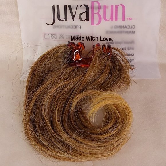 'JUVA~BUN' HAIR STYLING 'CURVED PONYTAIL' SEWN-IN CLAW CLIP - Picture 16 of 16